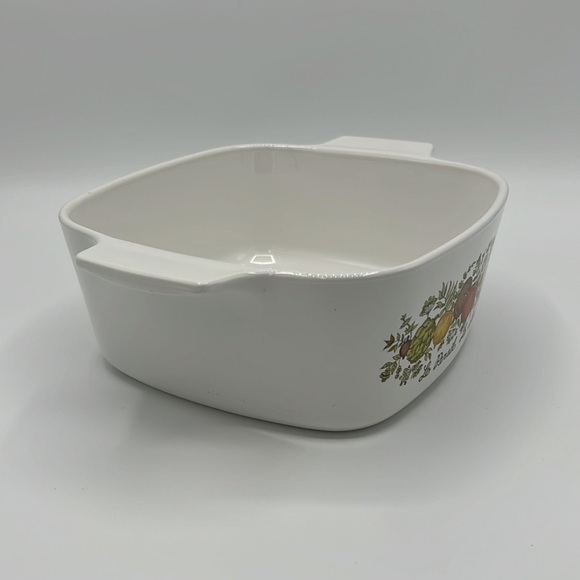 CORNINGWARE 1 1/2 QUART COOKING DISH WITH CLEAR GLASS PYREX LID - Picture 5 of 13